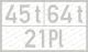 Fahrzeugmasse 45 t | 64 t |21 Pl