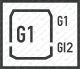 Kennzeichnung der Fahrzeugbegrenzung - G1 / Gl 2Symboldarstellung nach DIN EN 15877-2
