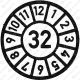 Prüfplakette 32