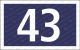 Türkennzeichnung 43
