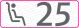 Sitzplatzreservierungsanzeige Gangplatz 25, BR 408