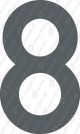 Ziffer 8, 12,5 mm