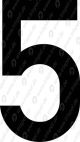 Ziffer 5, 20 mm