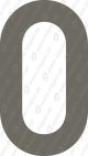 Ziffer 0, 20 mm