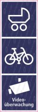 Kinderwagen, Fahrrad, Kamera (Videoüberwachung)Einsatz VBB