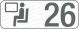 Sitzplatzreservierungsanzeige Fensterplatz 26 / BR 407 - Velaro D