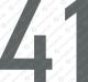 Platzzahl / Platznummer 41