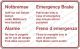 Notbremse 4-sprachig: D, E, F, I