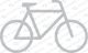 Fahrradsymbol Lenker rechts(Verklebung auf Glas)