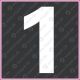 Klassenzahl 1 - einseitig
