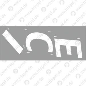 Lackierschablone ICE-Logo