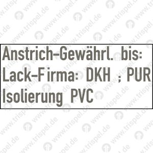 Anstrich-Gewährleistungsfrist