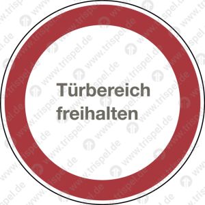 Türbereich freihalten