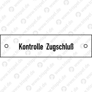 Kontrolle Zugschluß