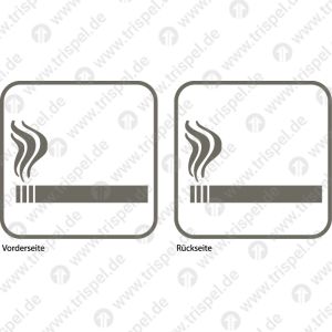Raucher, doppelseitig -Piktogramm-