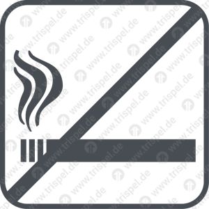 Nichtraucher, einseitig -Piktogramm-