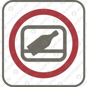 Nichts hinauswerfen -Piktogramm-