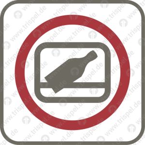 Nichts hinauswerfen -Piktogramm-