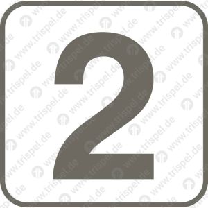 Klassenzahl 2 -Piktogramm-