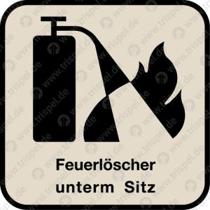 Feuerlöscher -Piktogramm-
