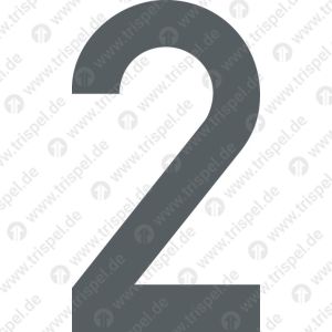 Ziffer 2, 12,5 mm