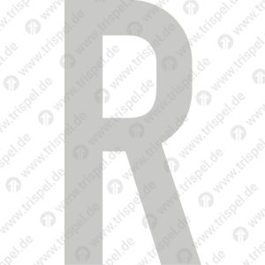 Großbuchstabe Rfür Tutoprom-Beschichtung