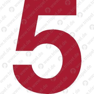 Ziffer 5 (wiederablösbar)