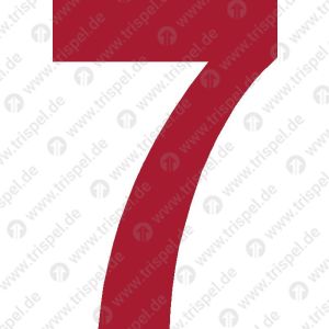 Ziffer 7, 28 mm (wiederablösbar)