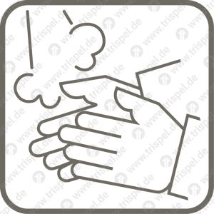 Händetrockner -Piktogramm-