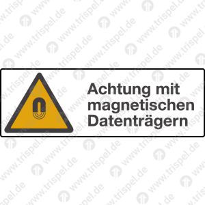 Achtung mit magnetischen Datenträgern