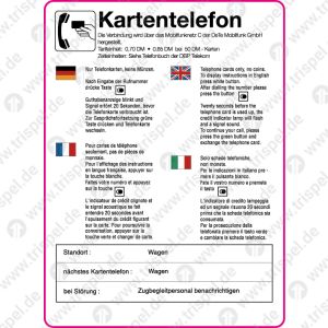 Kartentelefon - 2. Klasse -Piktogramm-