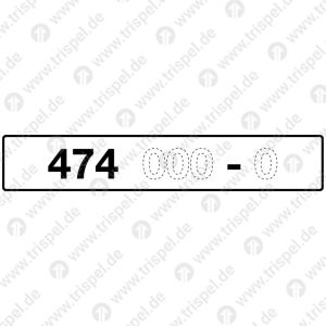 Wagennummer 474