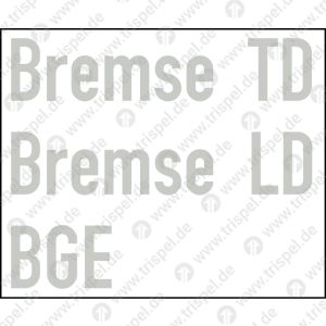 Bremse TD Bremse LD BGE
