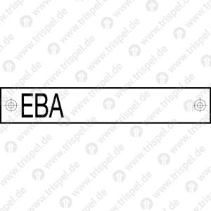 EBA-Kodifizierungsschild für ETvariabler EindruckEBA95Q05BXXXxz.B. EBA95Q05B036a