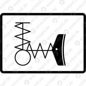 Federspeicherbremse - Symboldarstellung nach DIN EN 15877-2