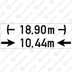 Drehzapfenabstand und Länge über Puffer 18,90 m/10,44 m -Loklänge-