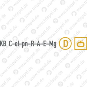 Bremsbezeichnung KB C-el-pn-R-A-E-Mg (D) (NBÜ)