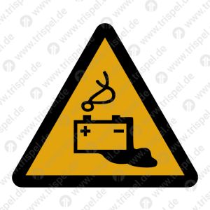 Warnung vor Gefahren durch Batterien