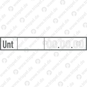 REV-Raster mit Eindruck Unt / / XX.XX.XX