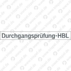 Durchgangsprüfung-HBL