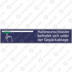 Haltewunschtasterfür Westfrankenbahn