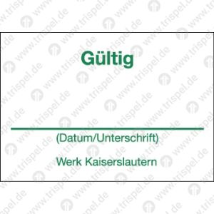 Gültig....Werk Kaiserslautern
