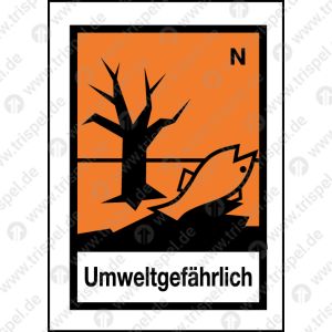 Umweltgefährlich N - Rollenware (500 St./Rolle)