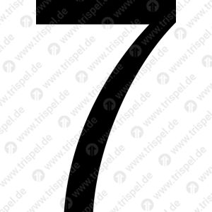 Ziffern 7 für Schließfächer