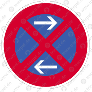 Absolutes Halteverbot Mitte(Linksaufstellung)