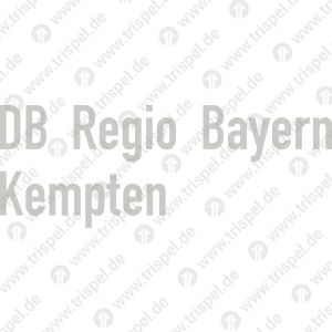 HeimatanschriftDB Regio BayernKempten(zweizeilig)