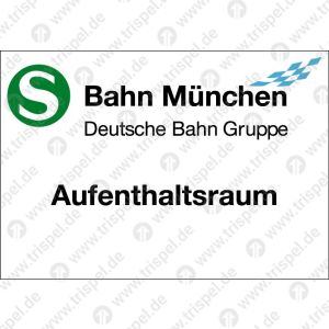S-Bahn München Logo + Aufenthaltsraum