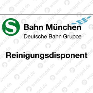 S-Bahn München Logo + Reinigungsdisponent