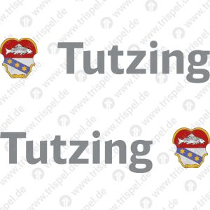 Tutzing Wappen + Schriftzug Tutzing