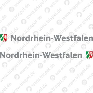 Nordrhein-Westfalen Wappen und Schriftzugfür ICE 4 Taufe
